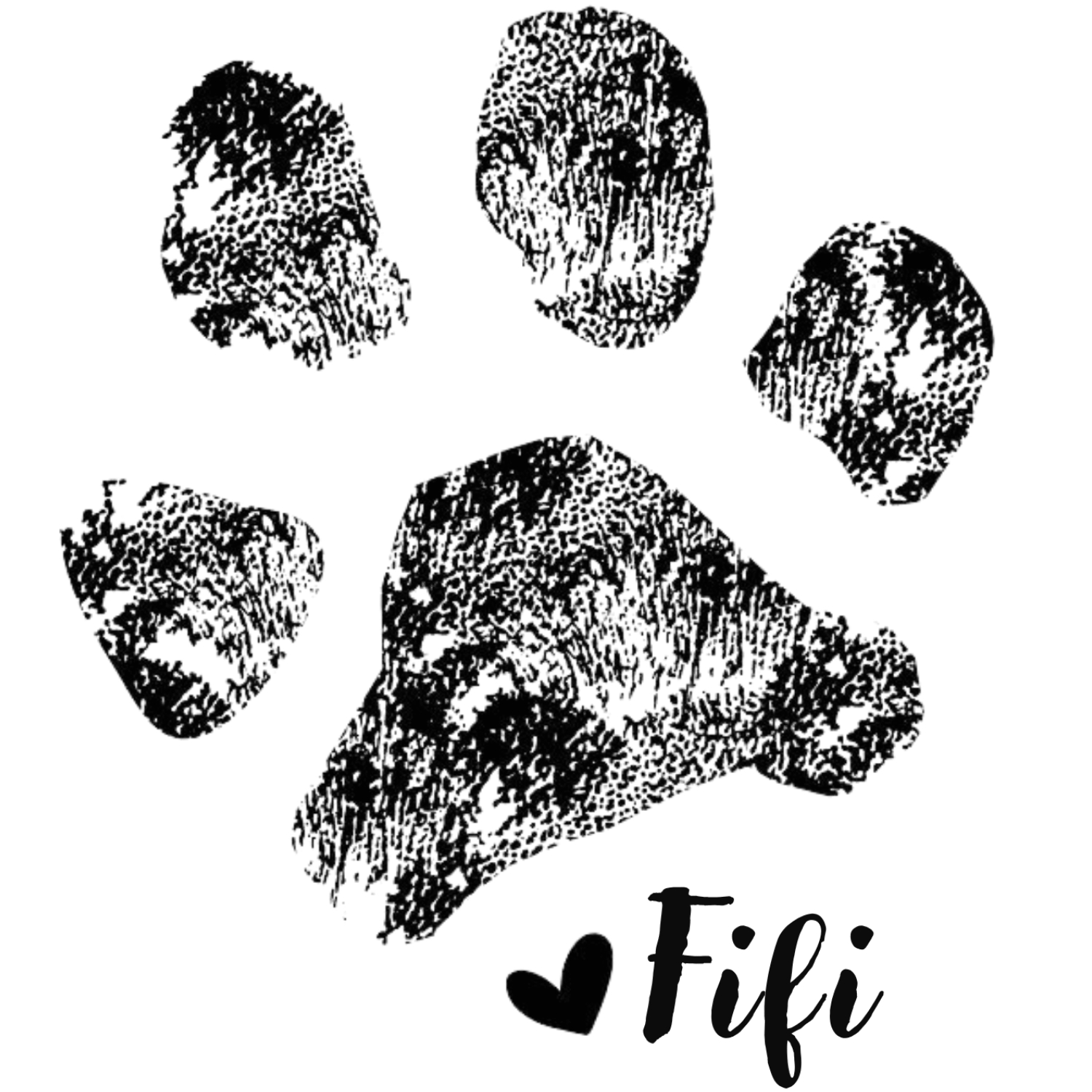 Fifi's paw stamp of approval
